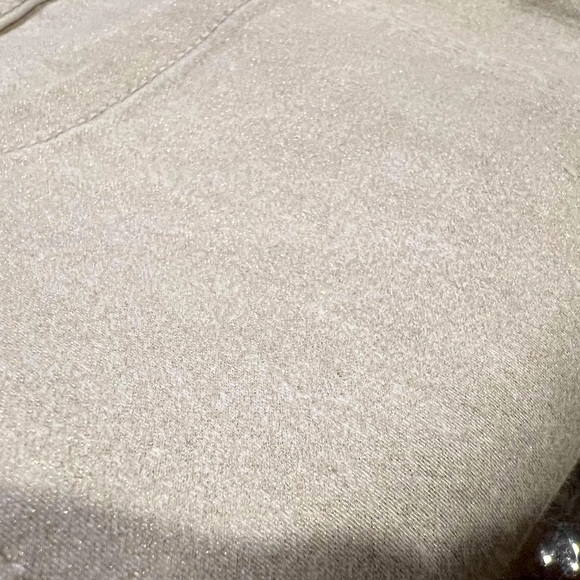 Bag013. LIKE NEW! Skinny Regular Fit Shimmer Cream Pants Sz 12 - Picture 5 of 7